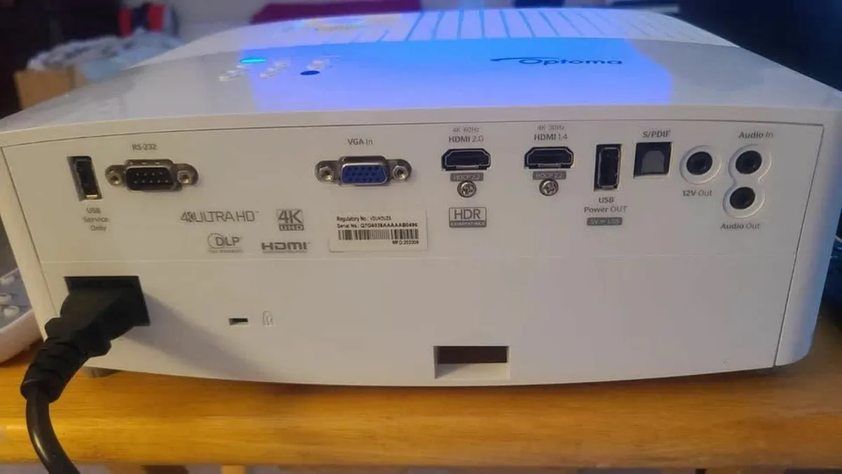 Optoma UHD50X 4K UHD Projector - Image 4