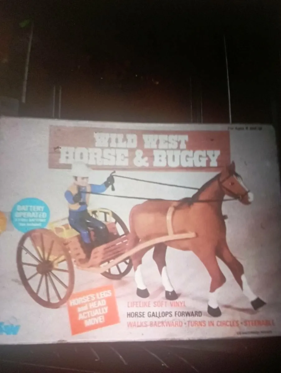 WILD WEST HORSE BUGGY BATTERY OPERATED NOT INCLUDE - Image 1