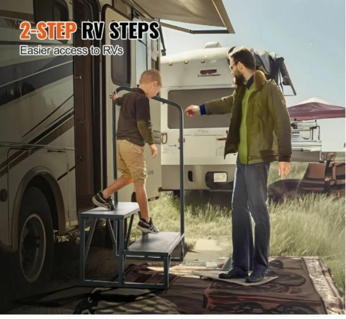 RV Steps, 2-Step RV Stairs, 440 - Image 3