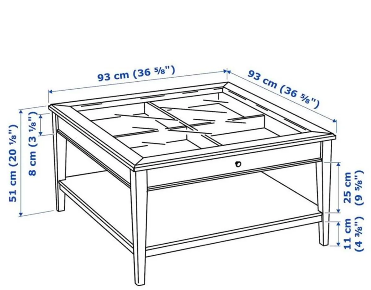 Ikea glass coffee table will take best offer - Image 3