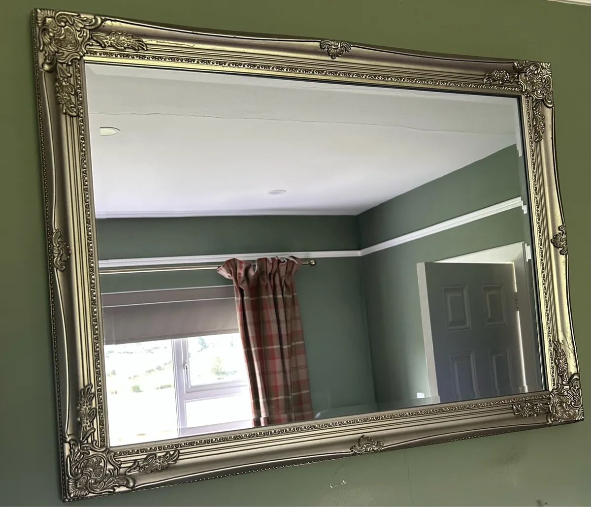 Antique wall mirror