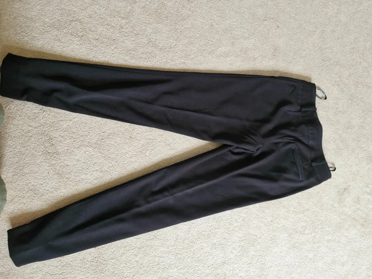 Black trousers size 8 - Image 3