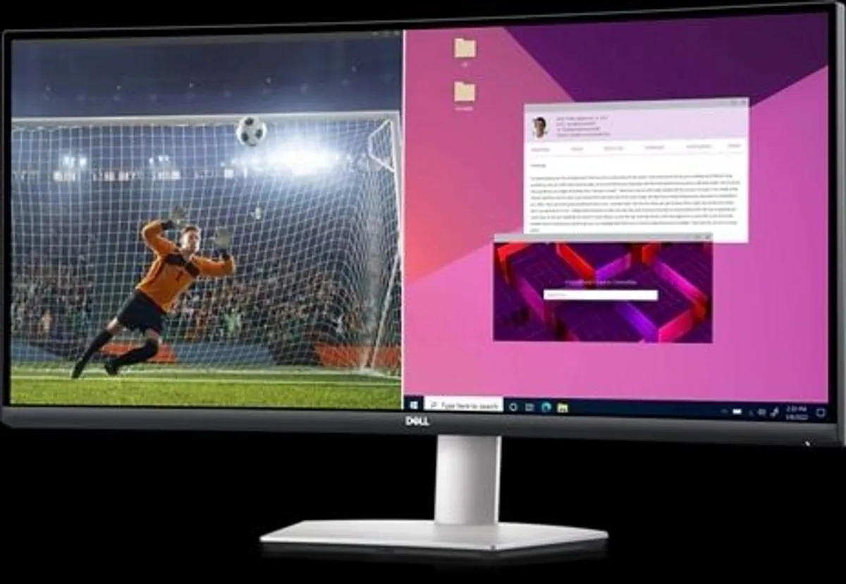 Dell 34inch Curved monitor - Image 4