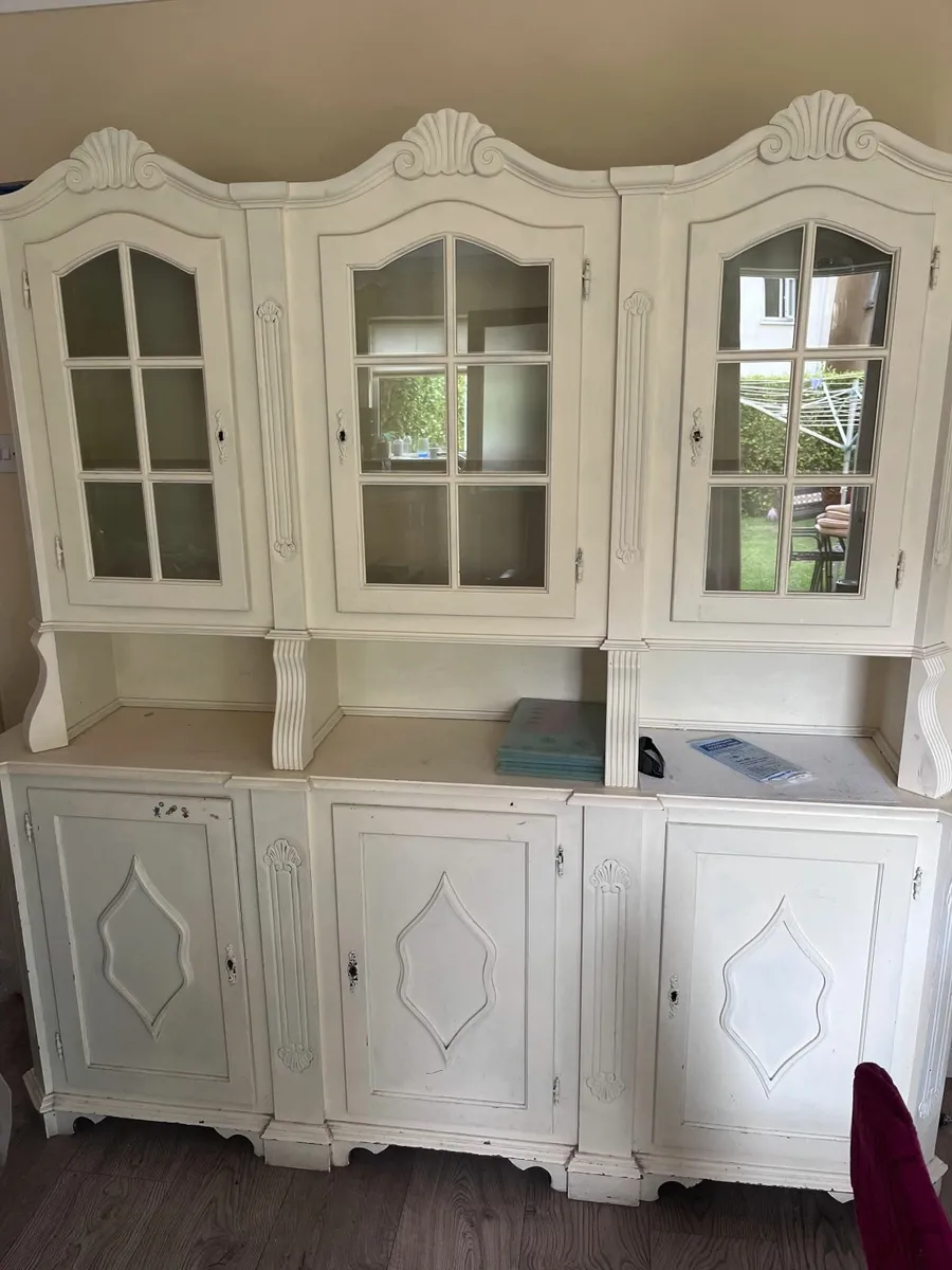Solid mahogany kitchen cabinet