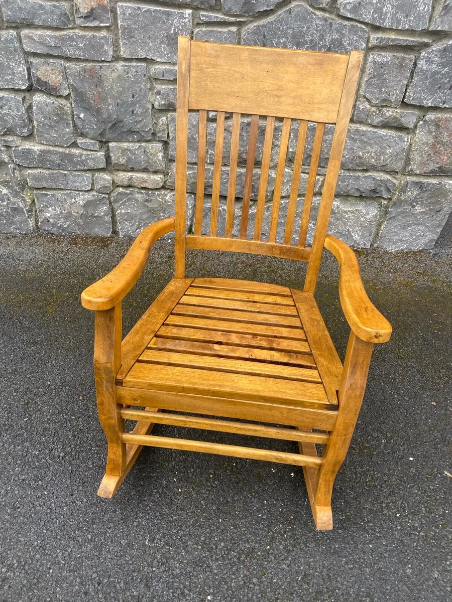 Pine Drawer Unit and Rocking Chair - Image 2