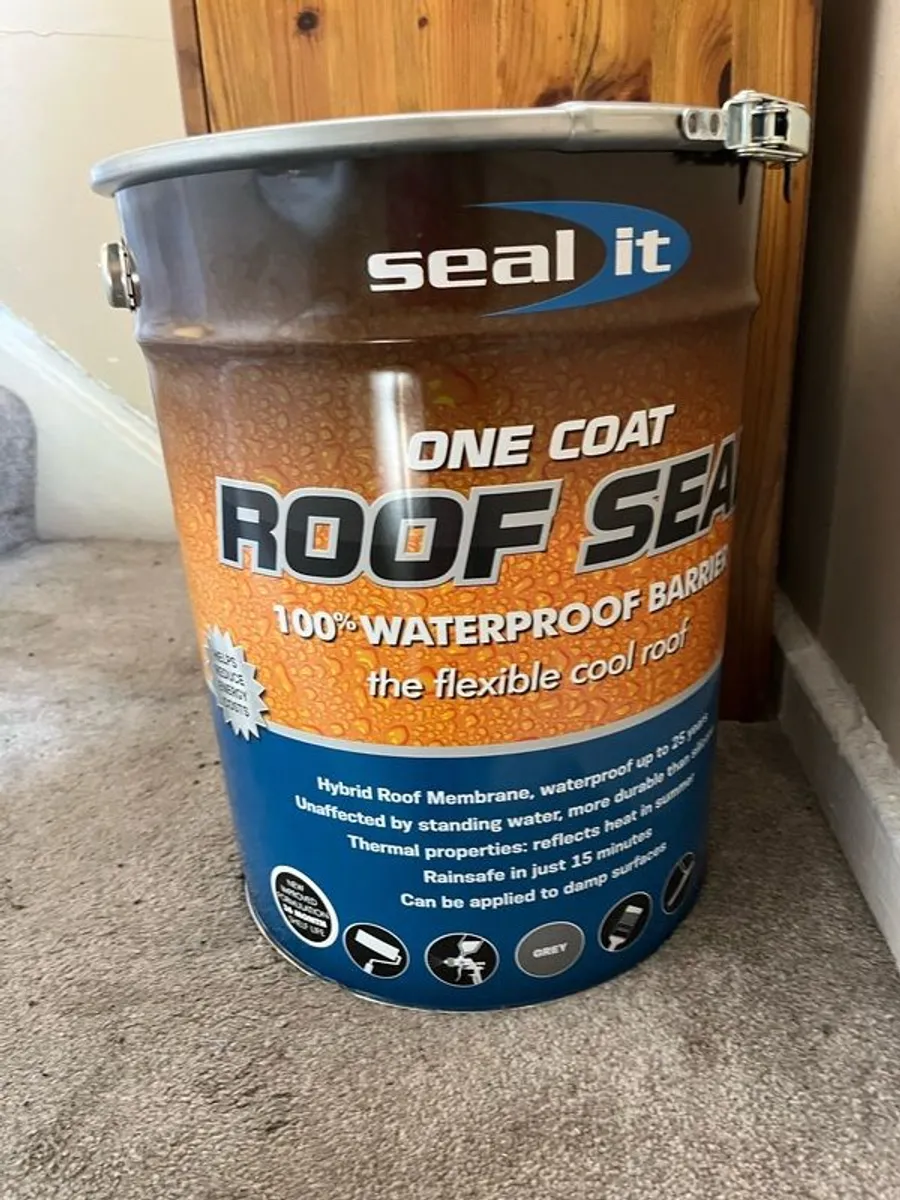 roof seal , 25 litre drum, unopened, just bought too much