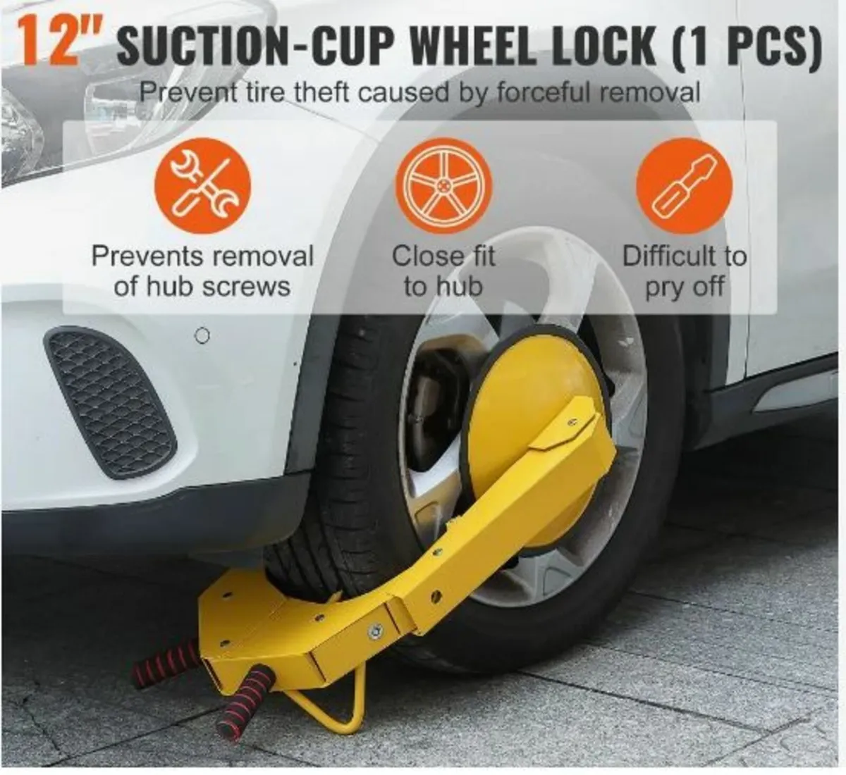 Wheel Lock Clamp, 1 Pack Trailer Wheel Lock - Image 2