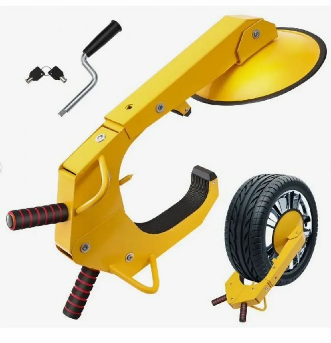 Wheel Lock Clamp, 1 Pack Trailer Wheel Lock - Image 1
