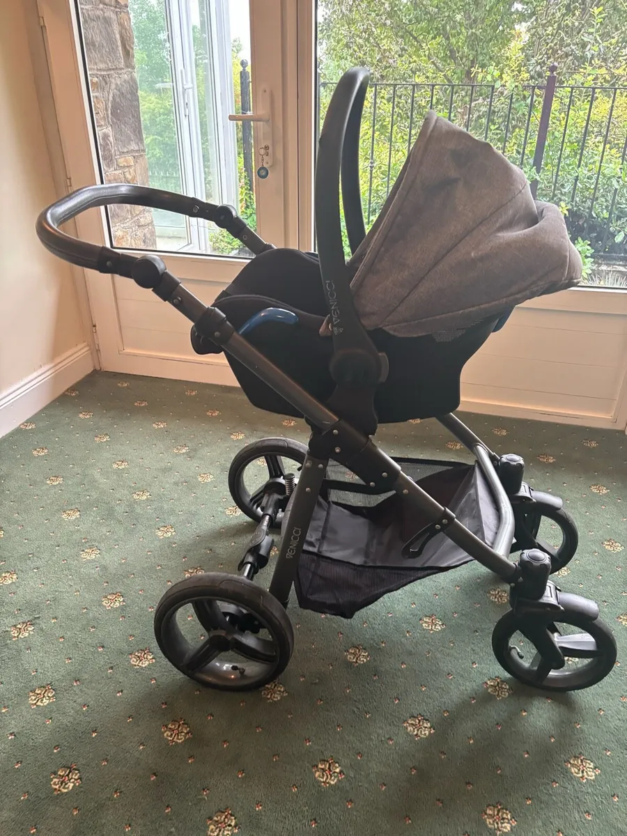 Venicci carbo 3 in 1 denim grey travel system - Image 4