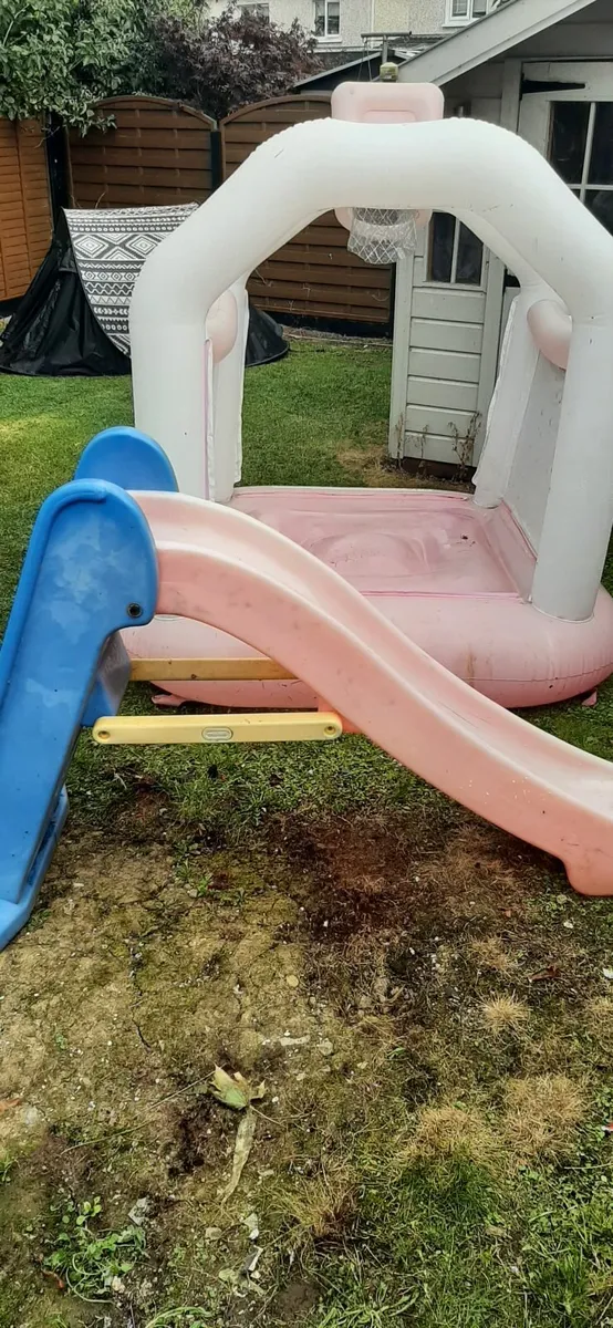 Free Childrens outdoor  bouncy castle and slide - Image 4