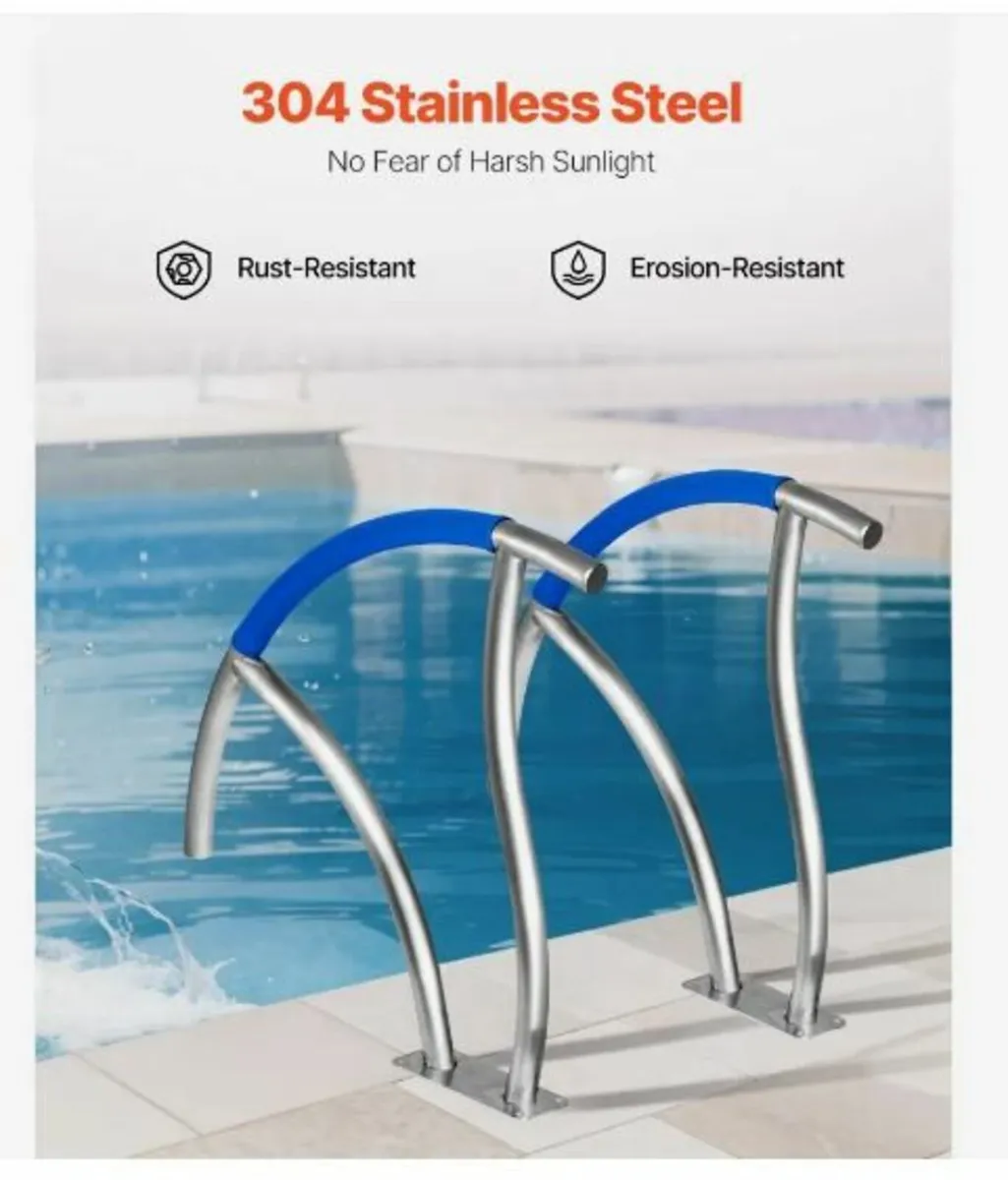 Pool Handrail, 30" x 30" Swimming Pool - Image 2
