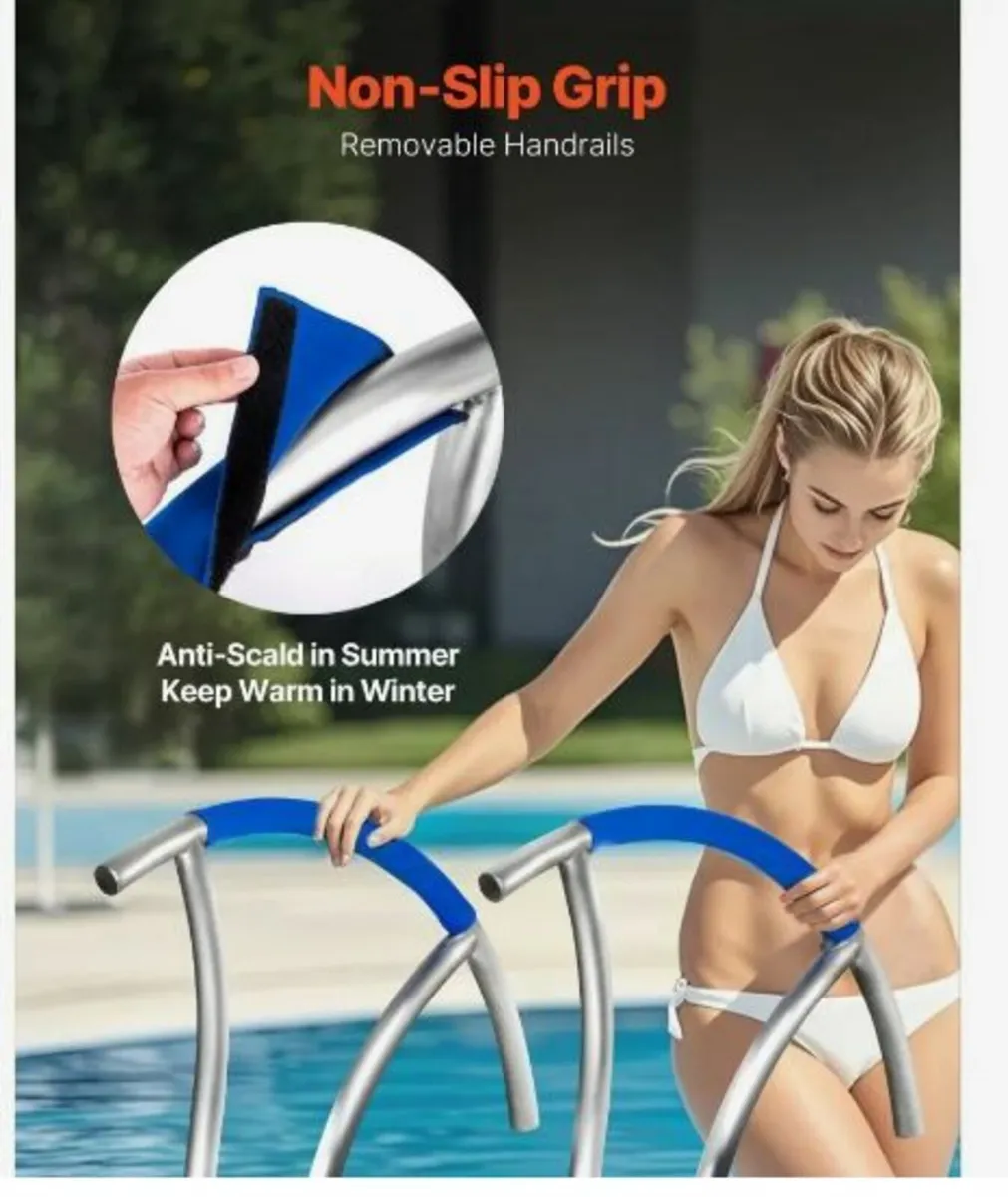Pool Handrail, 30" x 30" Swimming Pool - Image 3