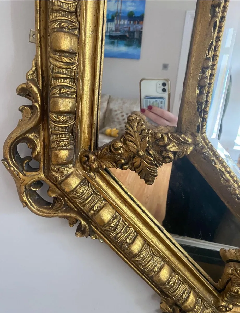 Gold Antique Mirror XL - Image 2