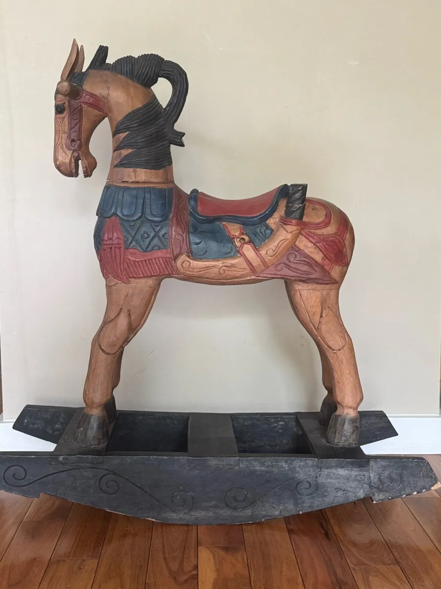 Antique rocking horse - Image 1