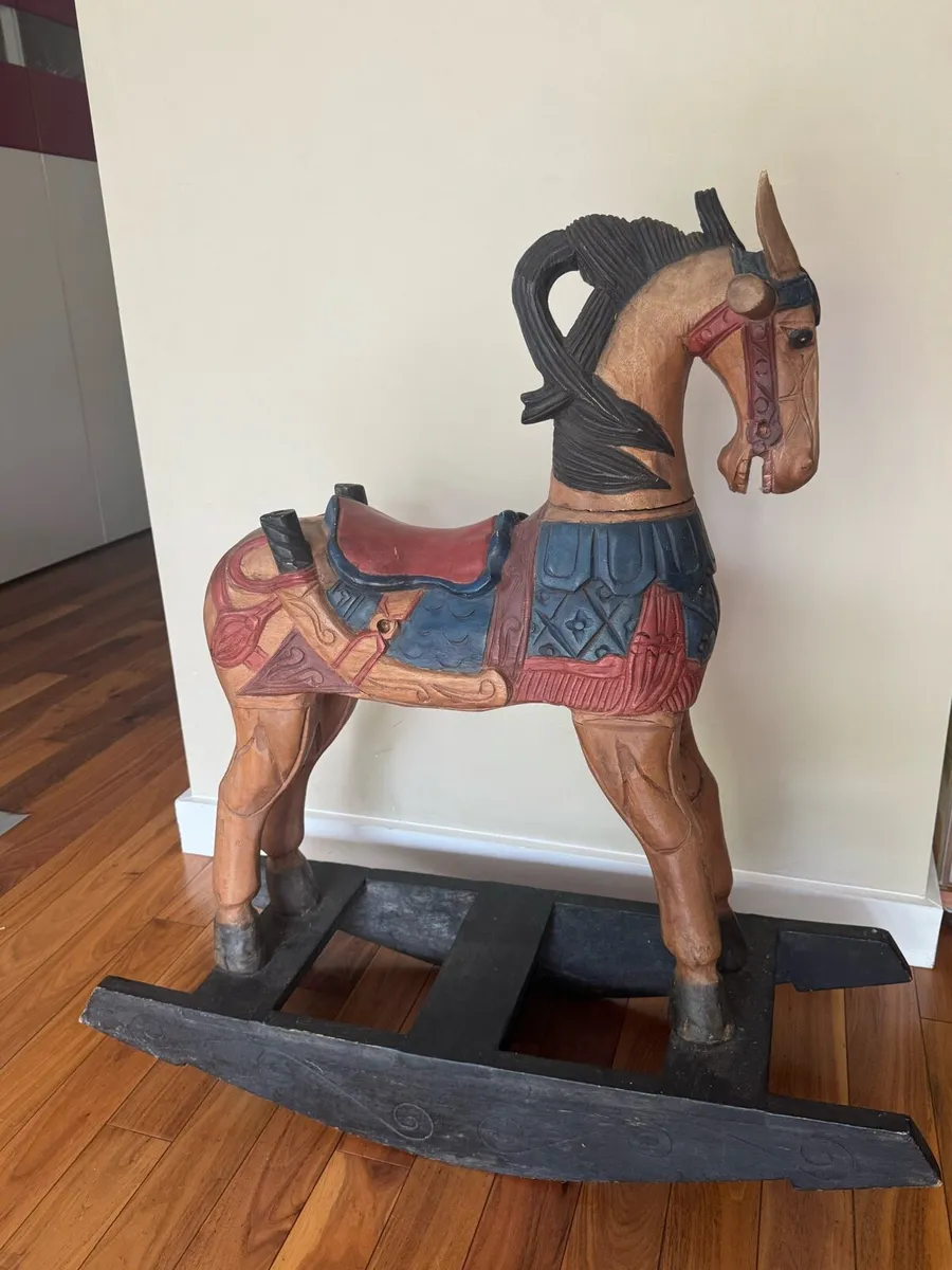 Antique rocking horse - Image 2