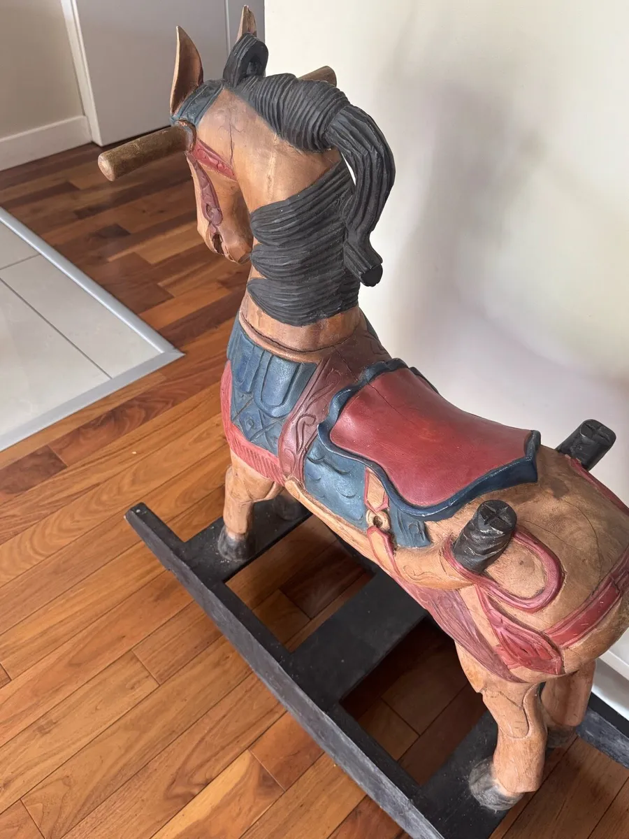 Antique rocking horse - Image 3