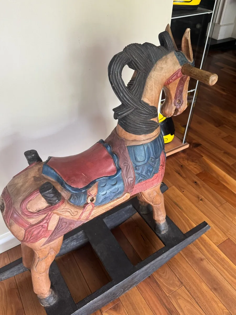 Antique rocking horse - Image 4