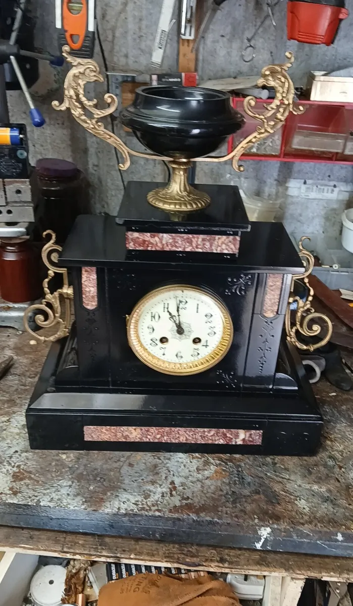 Antique clock. - Image 4
