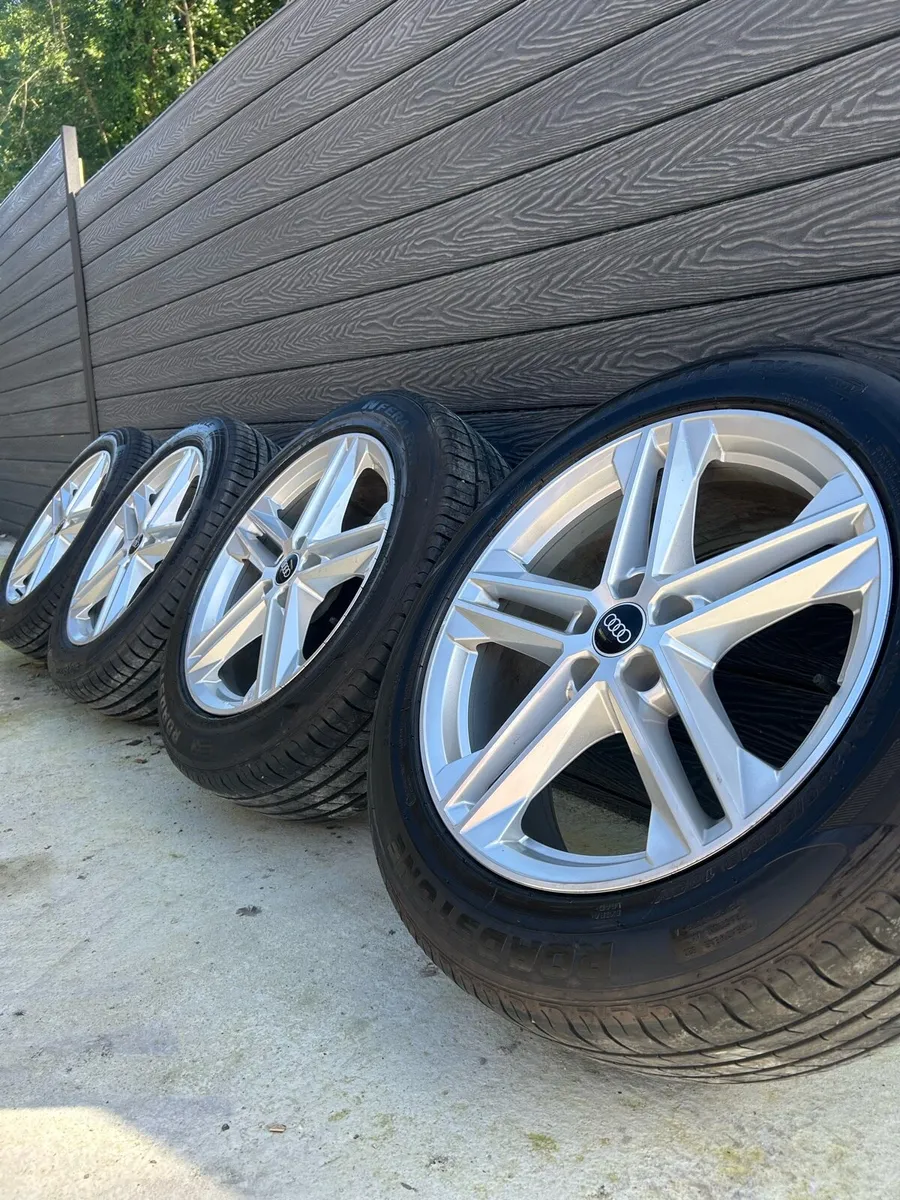 19” GENUINE AUDI Q5 ALLOY WHEELS & TYRES - Image 1