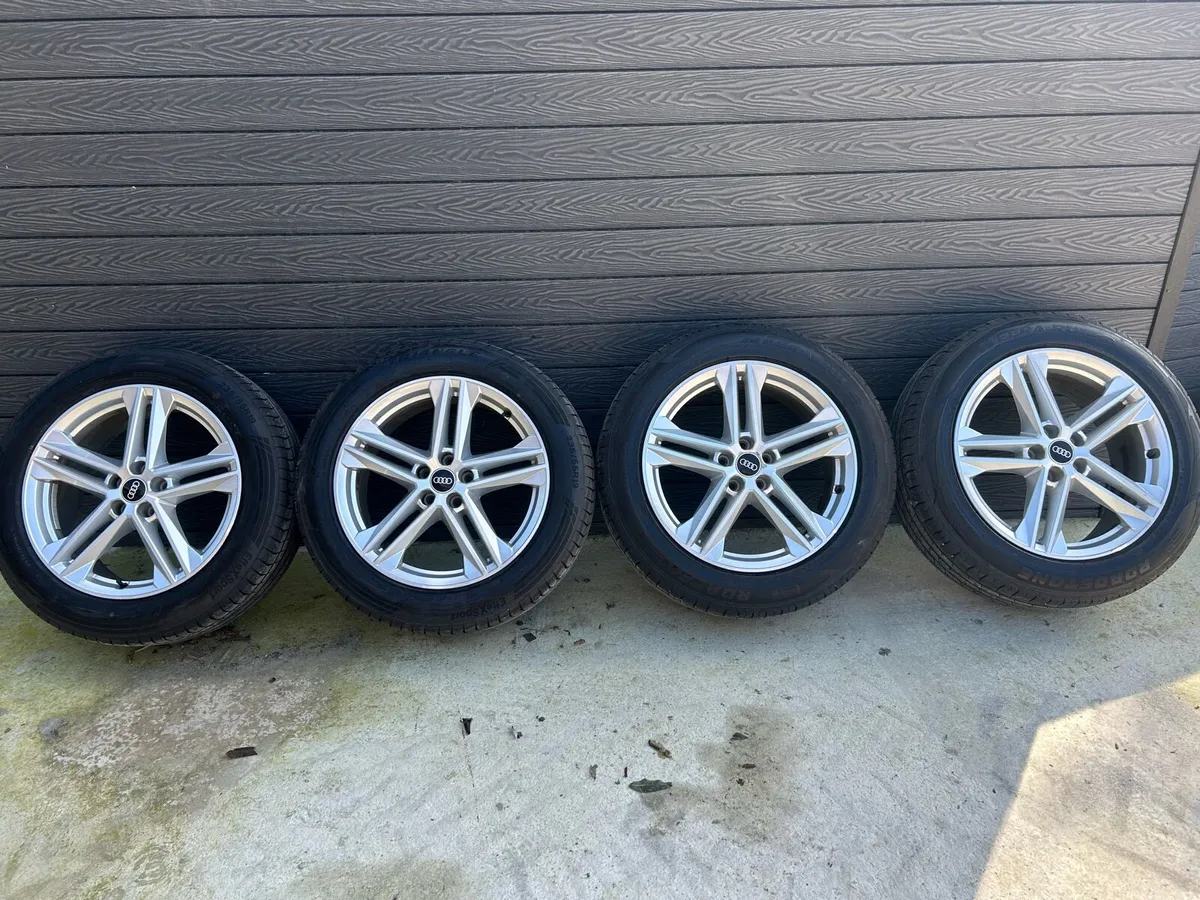 19” GENUINE AUDI Q5 ALLOY WHEELS & TYRES - Image 2