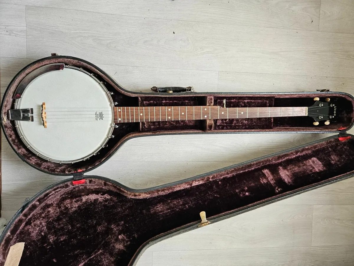 Rare 1960's Vega SS-5 Folklore Long Neck Open Back - Image 3