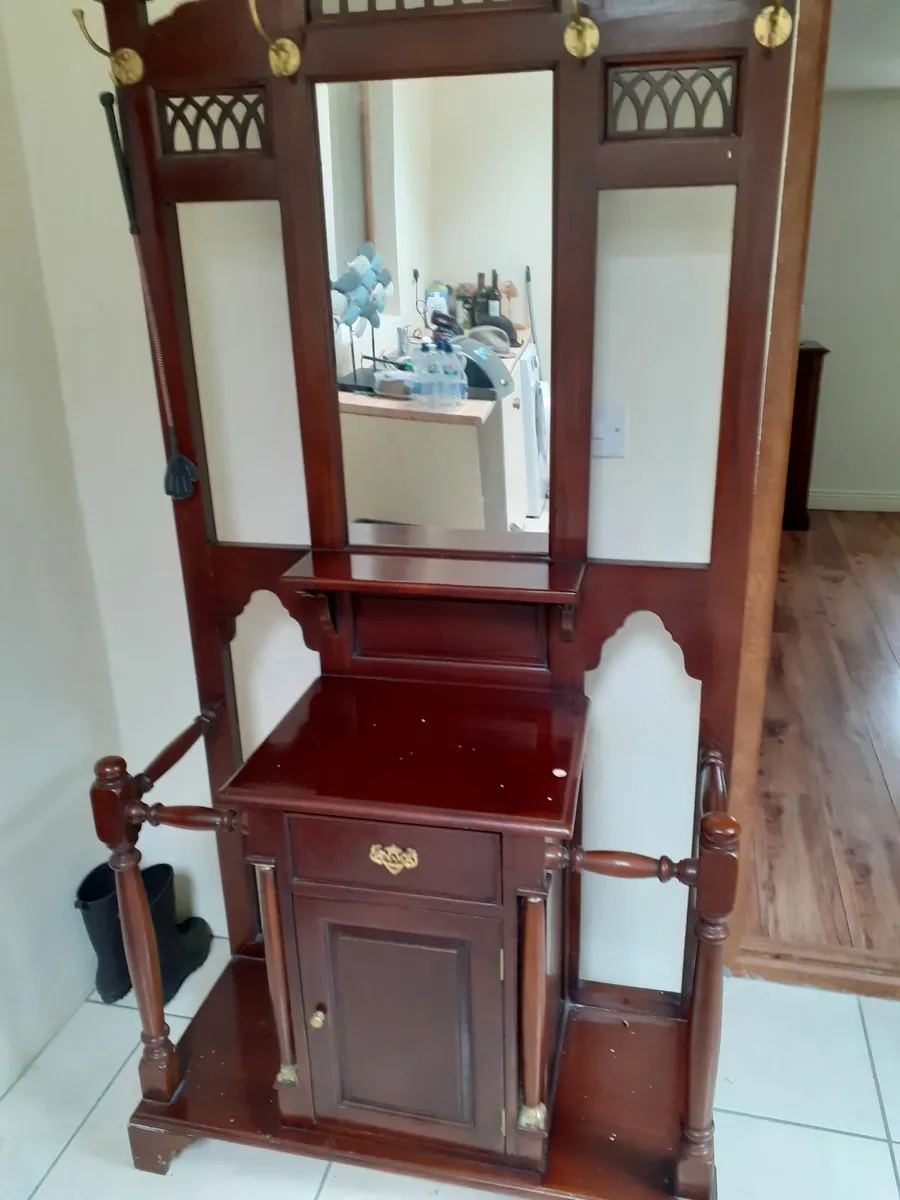 Hall stand with mirror - Image 2