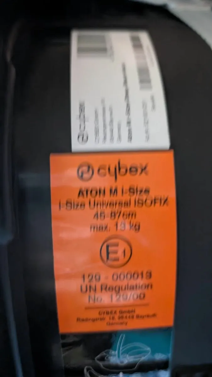 Infant Cybex car seat max13KG+  Björn baby carrier - Image 3