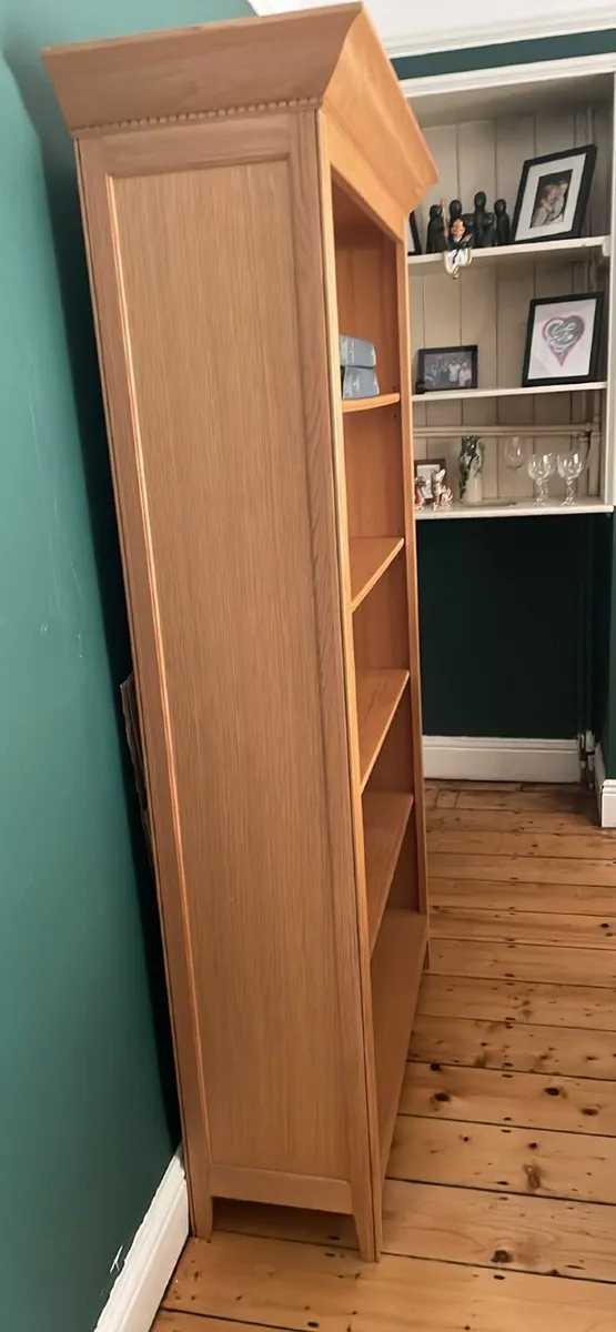 Solid oak bookcase - Image 3
