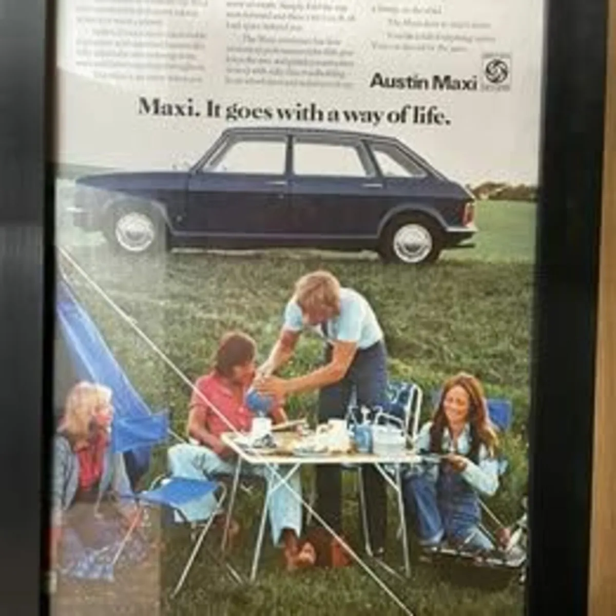 Original Framed Vintage Adverts from 1930s – 1970s - Image 4