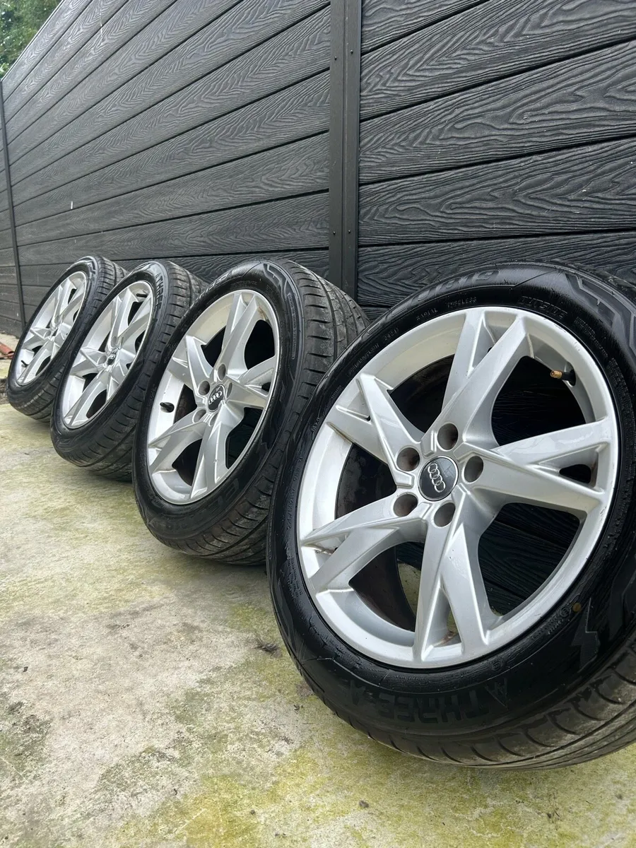 17” GENUINE AUDI TECHNIK ALLOY WHEELS & TYRES - Image 1