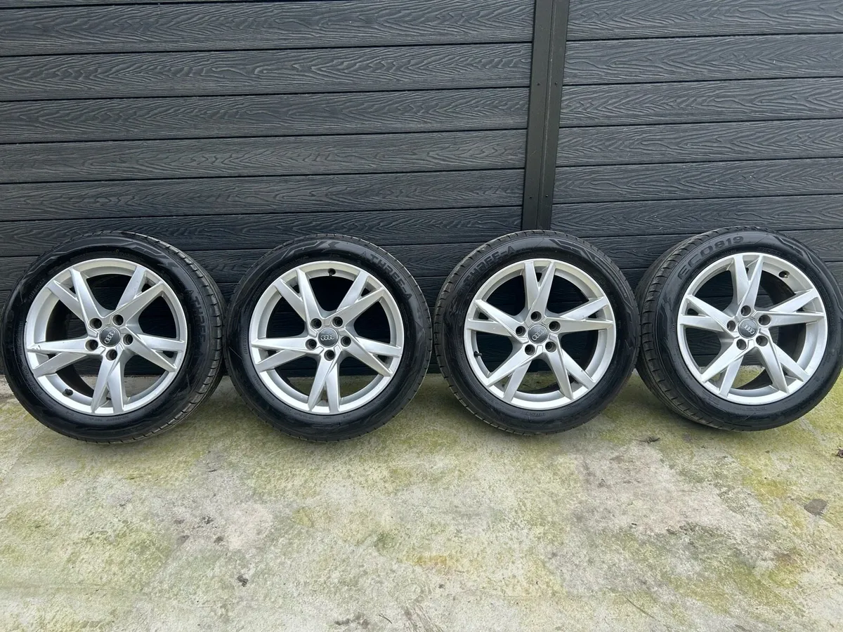 17” GENUINE AUDI TECHNIK ALLOY WHEELS & TYRES - Image 2