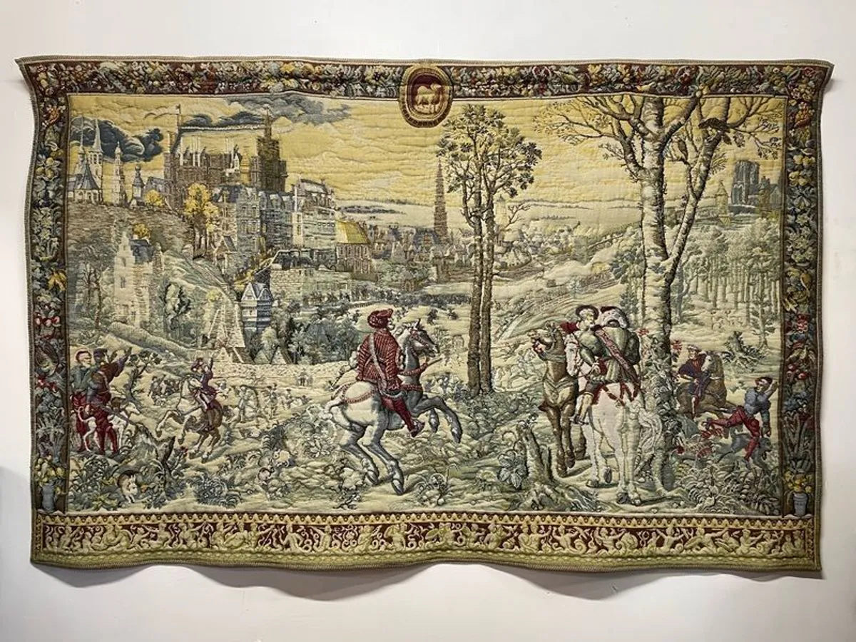 Exquisite Vintage French Tapestry. - Image 1