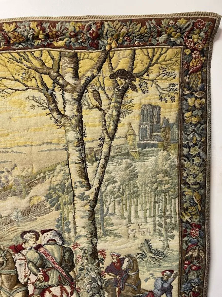 Exquisite Vintage French Tapestry. - Image 3