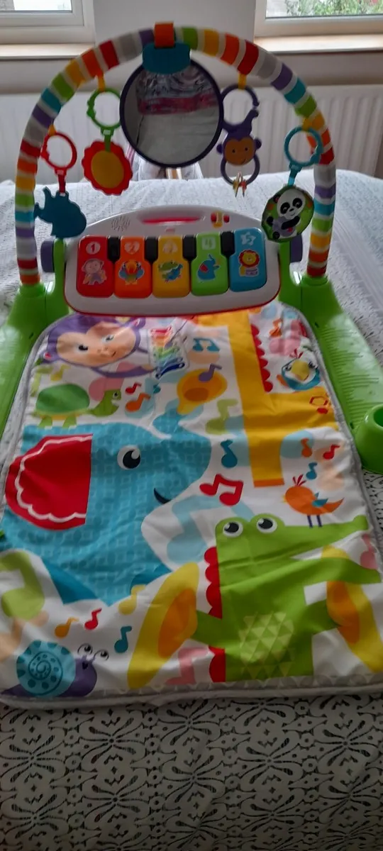 Fisher price kick and play piano