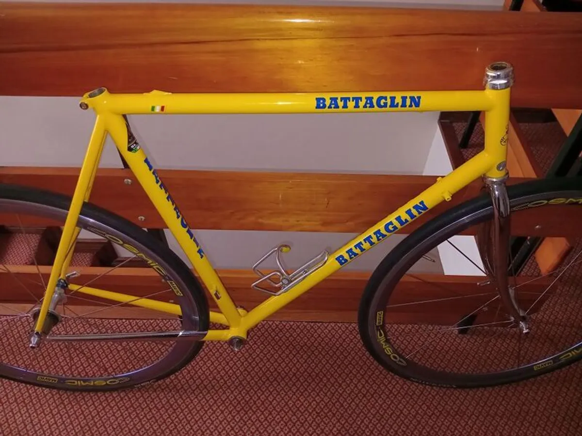 57cm Battaglin frame & forks with Campby bb & headset - Image 1