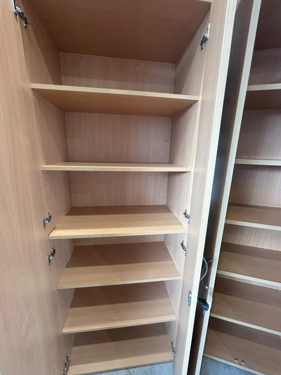 For Sale: 3 Extra-High Lockable Office Cabinets. - Image 3