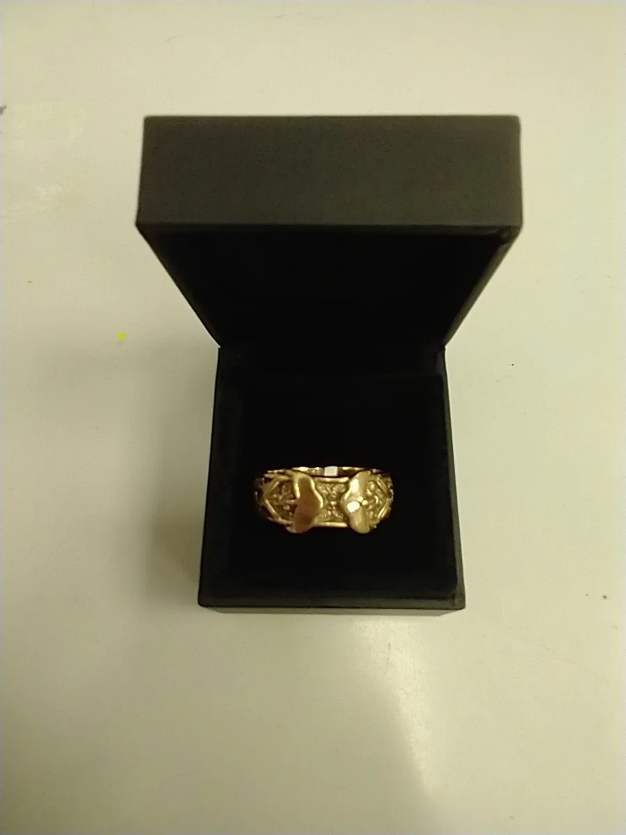 9ct Gold Buckle Ring 9k - Image 1