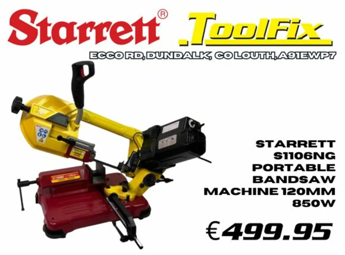 Starrett S1106NG Portable Bandsaw Machine 120mm