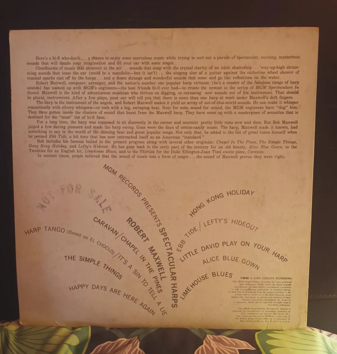 Spectacular Harps Robert Maxwell mint LP, 18 - Image 2