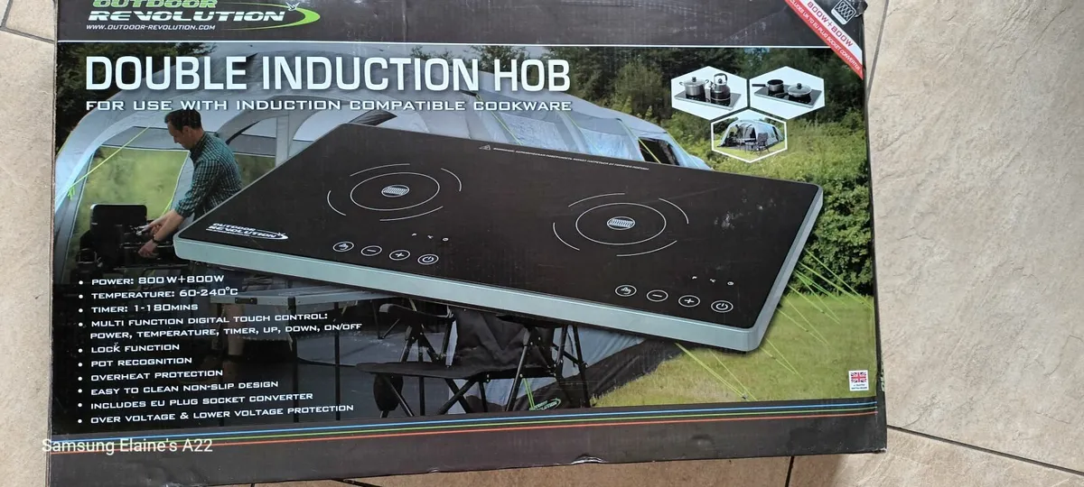 Outdoor Revolution Double Induction Hob - Image 1