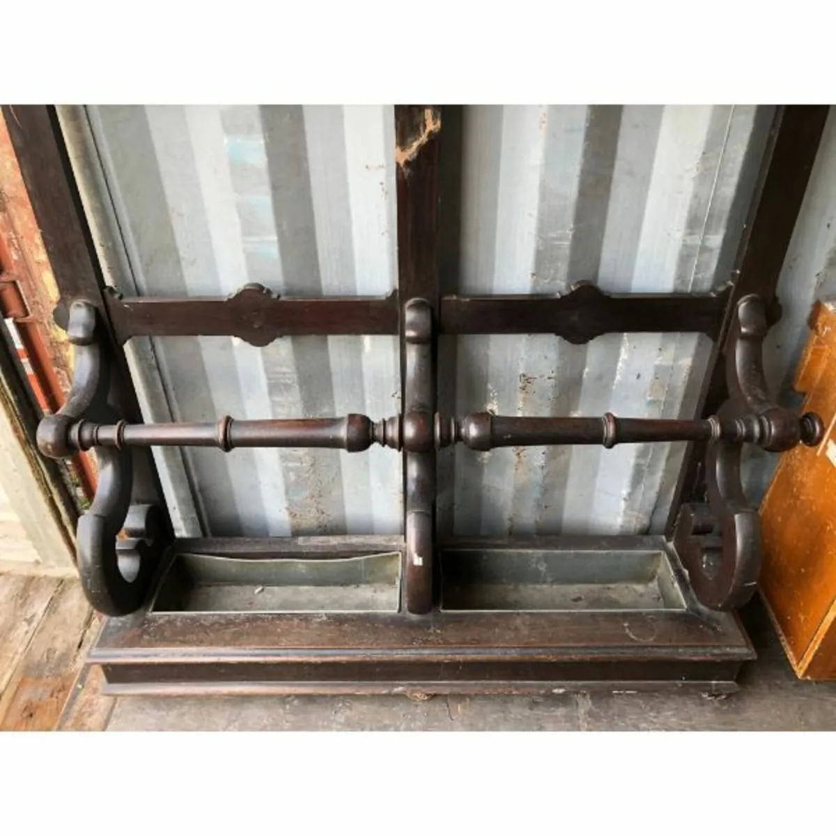 Teak Coat and Umbrella Stand – KAS180 - Image 4