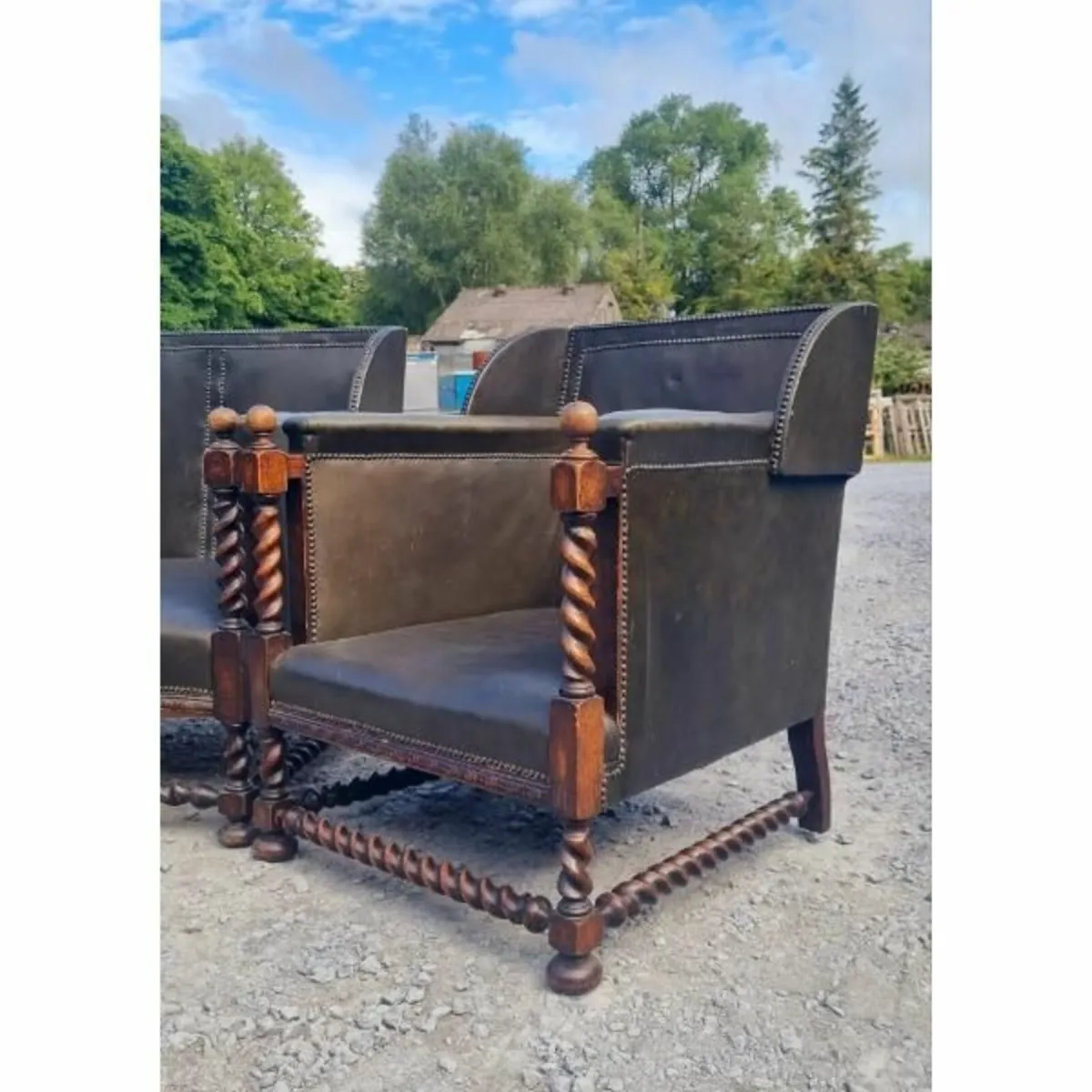 Three Piece Leather Suite KAS587 - Image 4