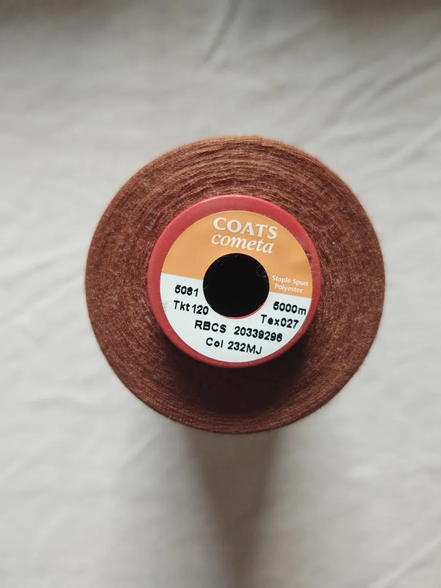 COATS COMETA SEWING & OVERLOCKING THREAD CONE - Image 2