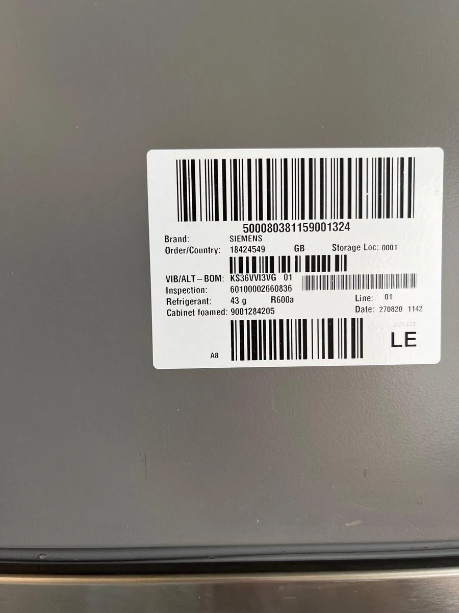 Siemens IQ300 Fridge - Image 2