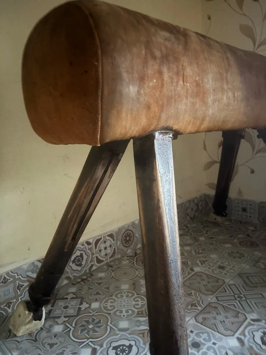 vintage 1950 pommel horse - Image 1