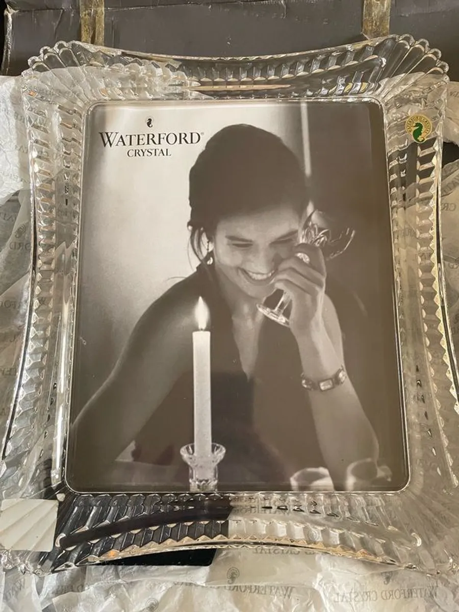 Beautiful Waterford Crystal Frame