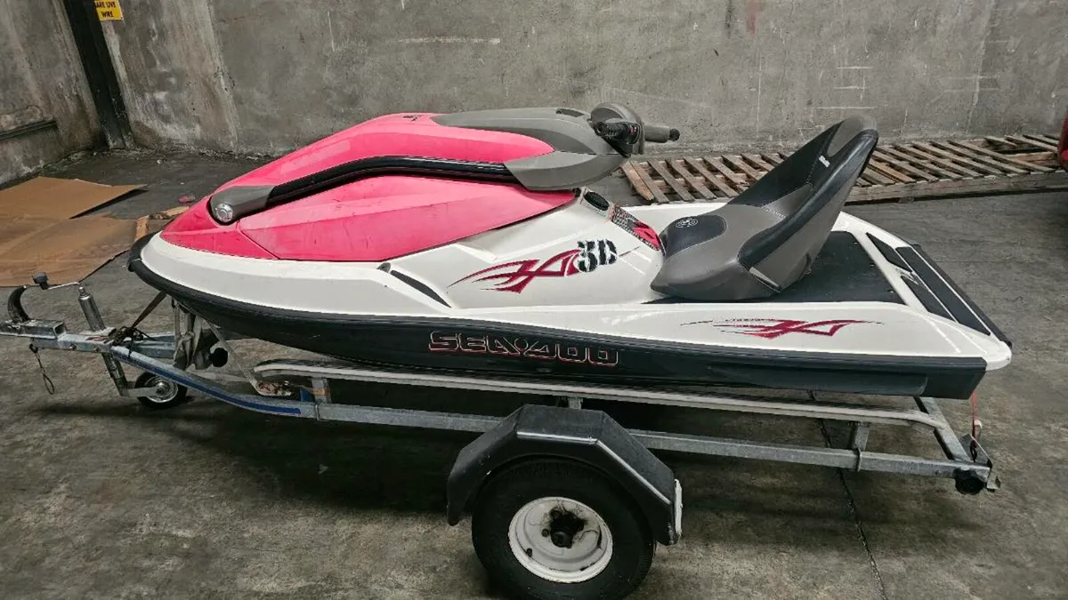 Sea Doo 3D jet skis with trailer. - Image 1