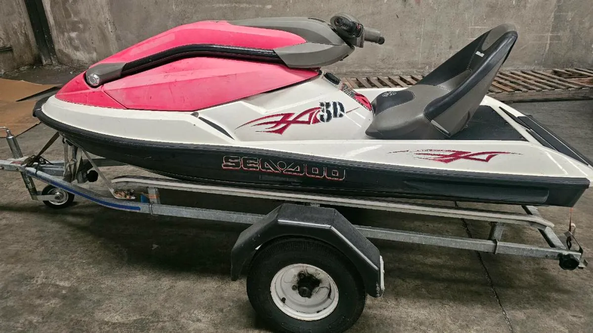 Sea Doo 3D jet skis with trailer. - Image 2
