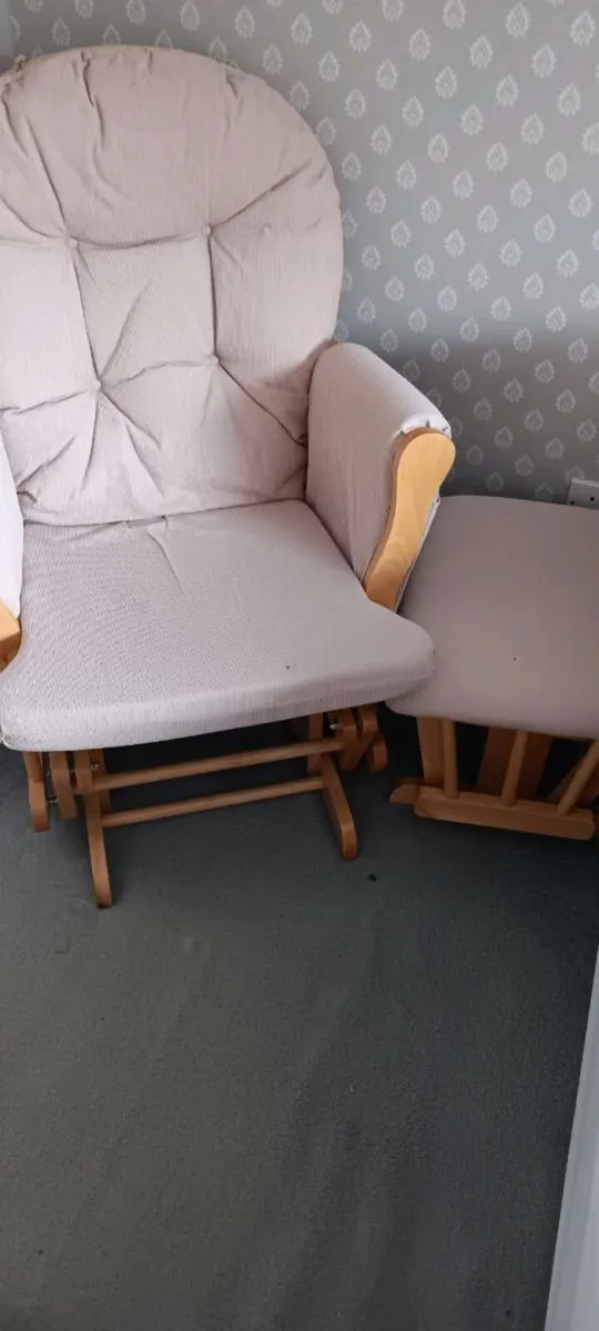 Rocking Chair and Footrest