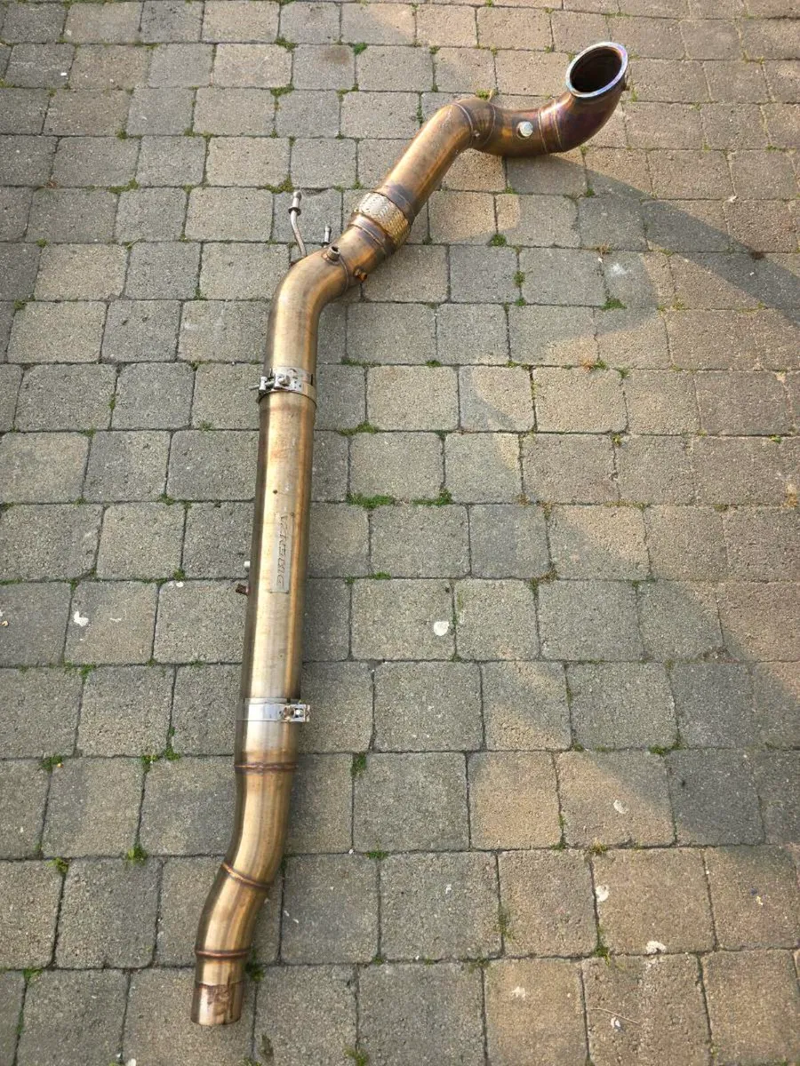 Golf MK8R 4" GPF + Decat Delete Downpipe - Image 1
